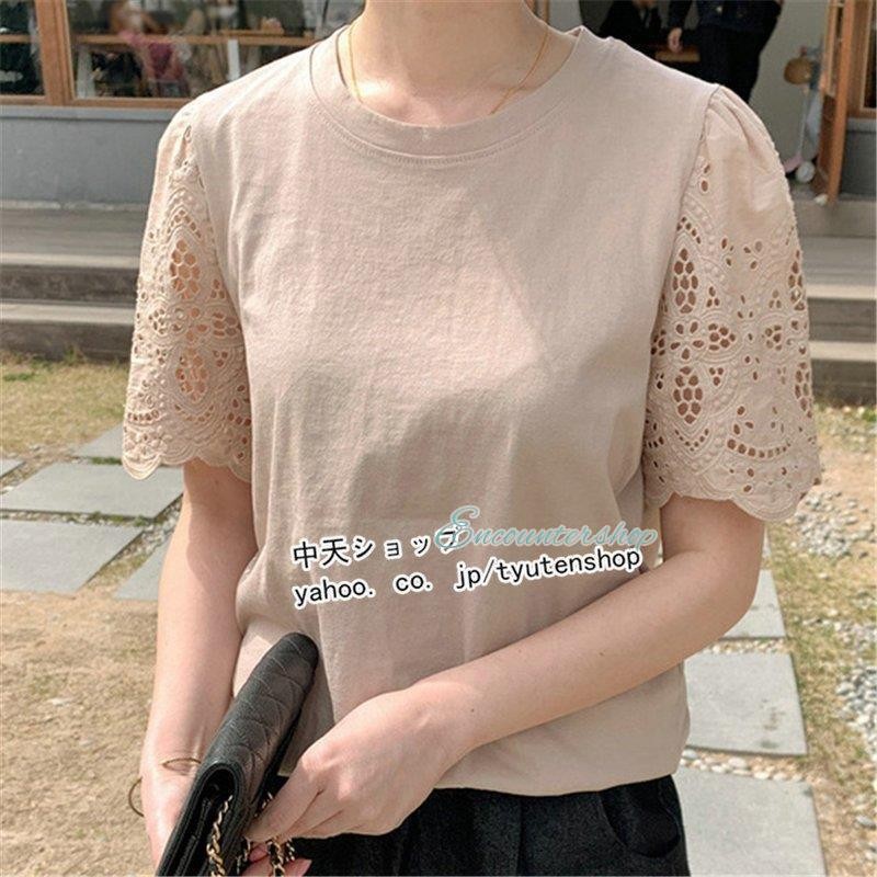 ブラウス レディース 40代 半袖Tシャツ 夏Tシャツ30代 トップス