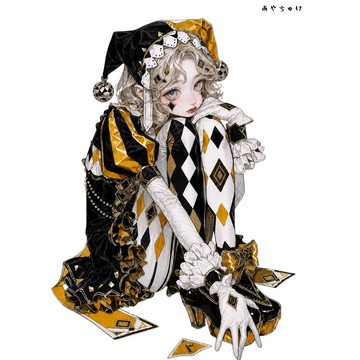 【6 月新品】07-133-0255 人物貼紙 馬戲團風格