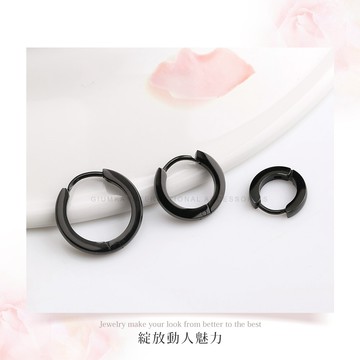 【Giumka】易扣式耳環．耳骨．白鋼．低敏．厚度0.20 CM(2色)．無禮盒
