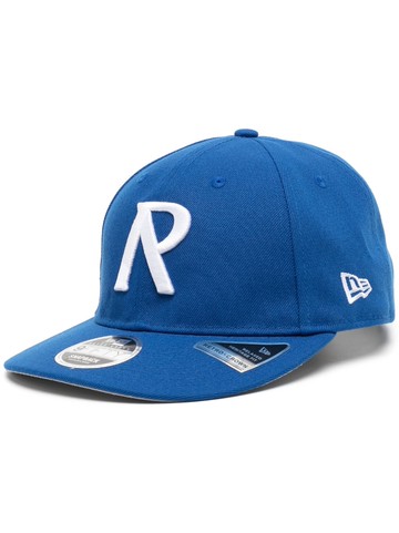 Represent - embroidered snapback hat - men - Cotton - One Size - Blue