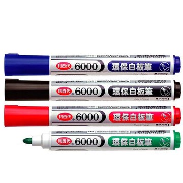 利百代 liberty 白板筆 #6000 / 圓尖 (2mm)【APP滿額下單10%點數(單一帳號最高5000點)】1/31止