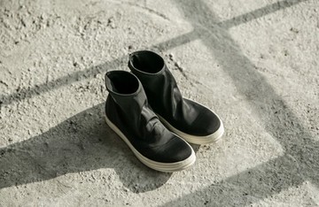 FINDSENSE MD 日系 高品質 時尚 潮 男 雙層彈力布 高幫 低跟休閒鞋 皮鞋