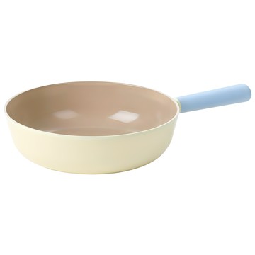 NEOFLAM Sunny Cook系列 陶瓷塗層鑄造炒鍋 不挑爐具Q導全覆底  1個  26cm