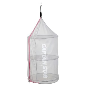 CAPTAIN STAG 鹿牌 吊掛餐廚籃 灰色  21 × 15 × 7.5cm  1個