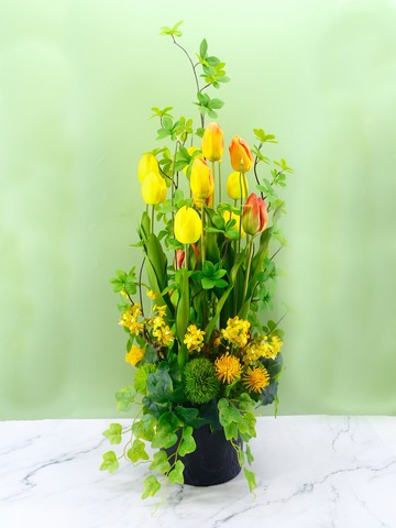 日光燦爛鬱金香香氛花禮 免運專人配送限雙北市 其餘地區需補運費