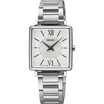 SEIKO 精工 CS系列 優雅方形腕錶 /4N30-00N0S(SWR111P1)