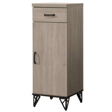 【Hampton 漢汀堡】瑪莉灰橡色1.3尺鞋櫃