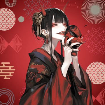 NaChi 原創貼紙【夜叉】