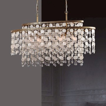 進口K9水晶天然貝殼吊燈 41-20721