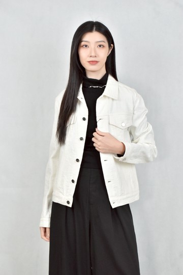 (S) gucci白色牛仔外套