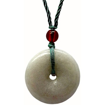 【小樂珠寶】紫羅蘭大平安扣 天然A貨翡翠玉石吊墜子項鍊AA22