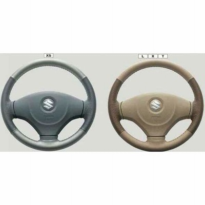 本革ステアリングホイールカバー パレット MK21S〜 スズキ純正