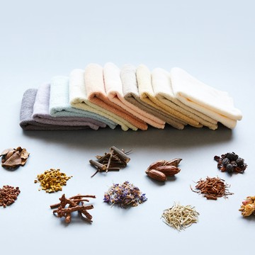 河上工芸所 日本今治草木染有機棉手帕 - 酢醬草紫