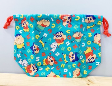 【震撼精品百貨】蠟筆小新_Crayon Shin-chan~小新束口袋-藍春日防衛隊#50090