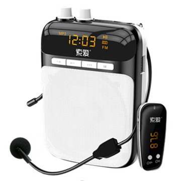 索愛S518小蜜蜂擴音器S318有線無線兩用教師上課戶外叫賣喇叭麥克【宜家良品百貨】