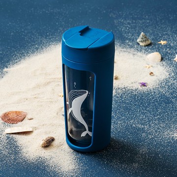 S+  PURE 聯名款海洋純粹杯 | 無墊圈零死角運動水壺 700ml