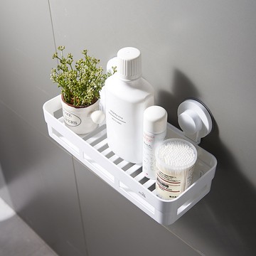 【WE CHAMP】強力吸壁方形置物架(強力 吸壁 方形 置物架 收納架)