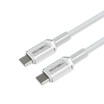 Type-C To Type-C 晶透PD編織快充線 適用 USB-C 傳輸線 充電線