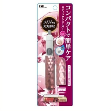 貝印KQ-1806鑽石菱紋電動鼻毛器(粉)-單支 [52563]
