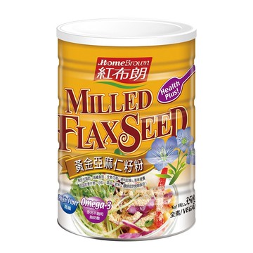 【紅布朗】黃金亞麻仁籽粉(350gX1罐)