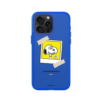 iPhone 15 Pro Max Clear 激光藍 - 史努比 Snoopy - 拍立得-來！笑一個