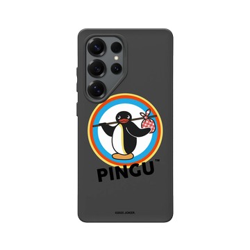 Galaxy S25 Ultra SolidSuit 黑 - Pingu 企鵝家族 - 要跟我一起走嗎？