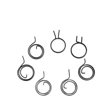 防盜門大門拉手把手柄迴位圓型彈簧扁簧雙活雙快防盜門鎖通用配件