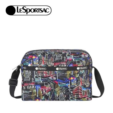 LeSportsac Daniella Crossbody 都會時尚拉鍊側背包斜背包 男包/女包 七夕浪漫購 送禮首選-冬日紐約夜景