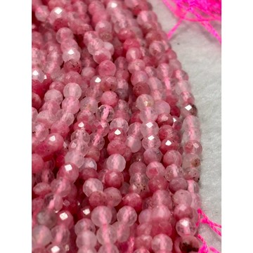 【Rich手作】櫻花雨 薔薇石 切角 方塊 條珠 鑽切 切角條珠 半成品 手作設計 水晶材料 散珠 水晶設計款 現貨在台