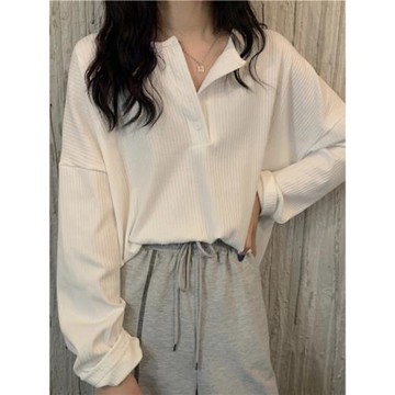 長袖上衣女2026早春秋新款薄款時尚洋氣針織衫寬松顯瘦內搭打底衫