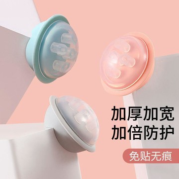 【兔子】兒童防撞氣囊圓形防摔加厚磕碰安全牆面透明防滑自粘免運