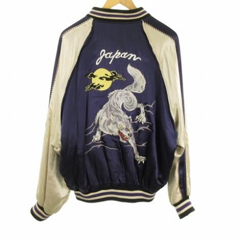 コンダクター el conductorH WOLF EMBROIDERED SOURVENIR JKT ウルフ