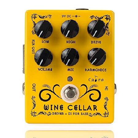 Caline CP-60 Wine Cellar Driver Guitar Effects Pedals Classic Tube Bass Amp Guitar Yellow Pedal 並行輸入