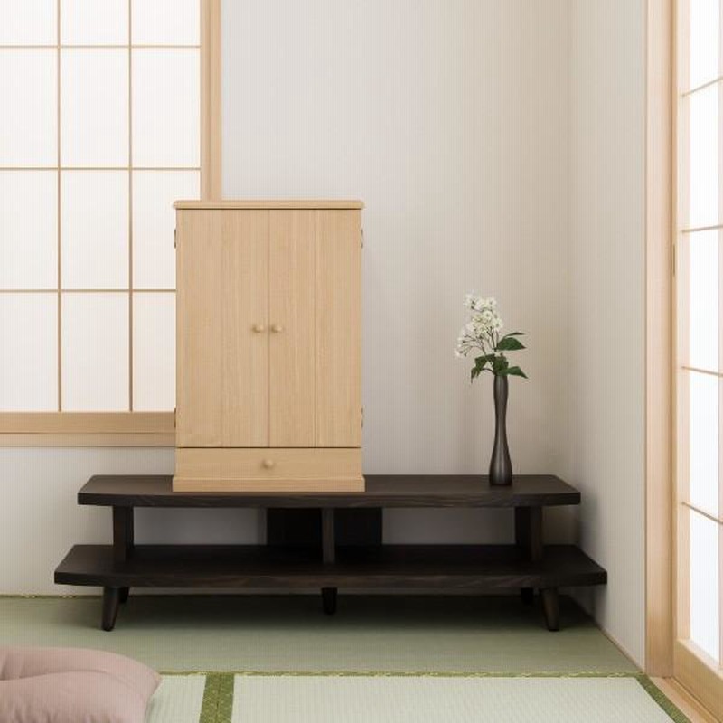 祖霊舎 モダン・家具調 神徒壇 上置き型 23号 神具セット付き 祖霊舎 モダン・家具調 神徒壇 上置き型 23号 神具セット付き