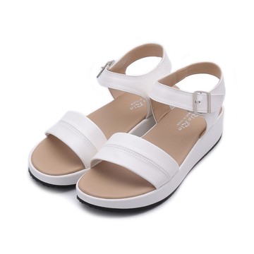 RIN RIN 寬帶厚底涼鞋 白 女鞋