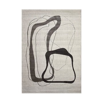 波頓地毯-200x290cm (客廳地毯 大地毯 短毛地毯 吸音 抗汙 防潑水 現代風 抽象風) 無