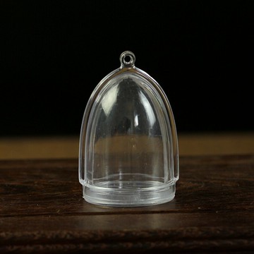 嘎烏盒透明 男女吊墜裝藏吉祥掛件可打開 吊墜 透明佛像盒亞克力