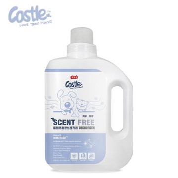【Castle 家適多】寵物除臭淨化噴霧 清新無香 2000ml｜無香補充瓶 長效分解異味 植萃無刺激 貓砂除臭 分解尿味