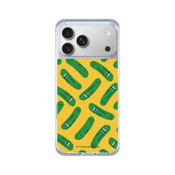 iPhone 17 Pro Max ClearX (MagSafe 兼容) 冰透藍 - 瑞克和莫蒂 Rick and Morty - 泡菜芥末