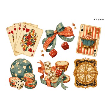【6 月新品】20-134-0183 裁切紙 馬戲團風格