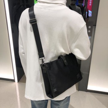 threebox韓版男士包包單肩包 商務斜挎包尼龍男包 跨包女學生書包