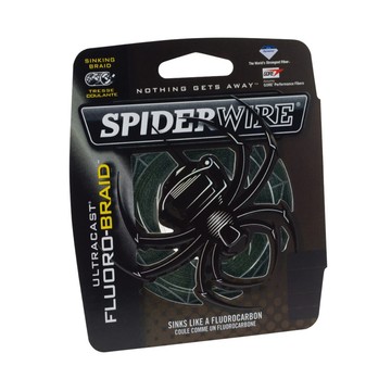 SPIDERWIRE UltraCast FluoroBraid高比重編織線/蜘蛛線  50LB 300YD (6)  叢林綠  1個