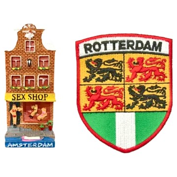 A-ONE 匯旺 荷蘭 電箱裝飾 + 鹿特丹布貼 Set  7.5 x 6cm