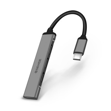 Esense Type-C 鋁合金 4埠 USB HUB
