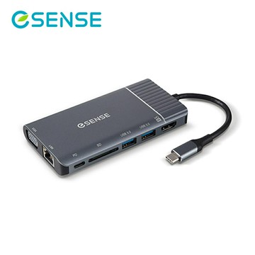 【ESENSE 逸盛】Type-C TO HDMI 7合1 轉接器【三井3C】