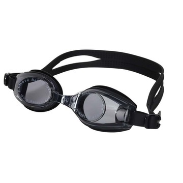 MIZUNO SWIM 兒童泳鏡-台灣製 抗UV 防霧 蛙鏡 游泳 美津濃 N3TEA76000-09 黑白