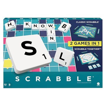 SWAN PANASIA 新天鵝堡 Scrabble 英文拼字遊戲 適合8歲以上 紙和塑膠材質  1盒  multi-color
