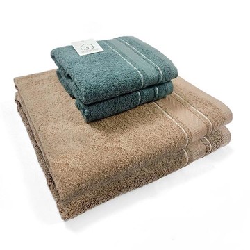 美國棉歐式典雅浴巾(68*137cm)- 2色任選(條)