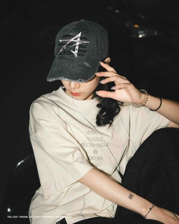 26SS VSL-C01 Vessel of Light Sketch Washed Cap-水洗黑