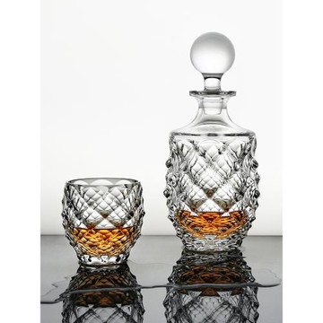 捷克BOHEMIA進口 水晶玻璃威士忌杯啤酒杯酒樽醒酒器創意個性